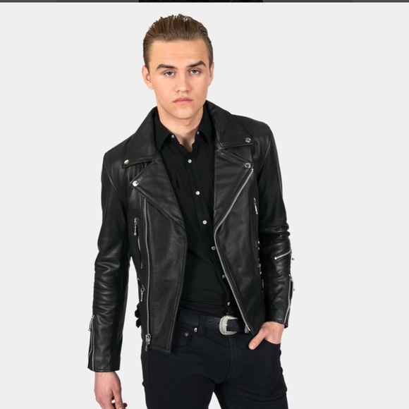 Straight To Hell - Defector - Vegan Leather Moto Jacket - Picture 9 of 9